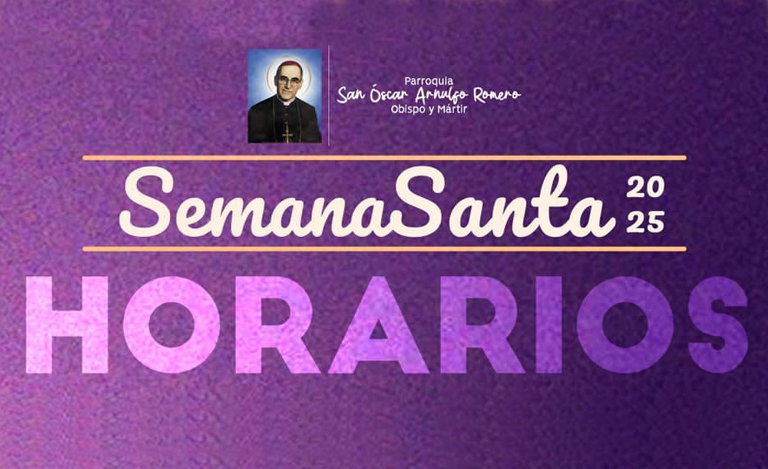 Horarios de Semana Santa 2025
